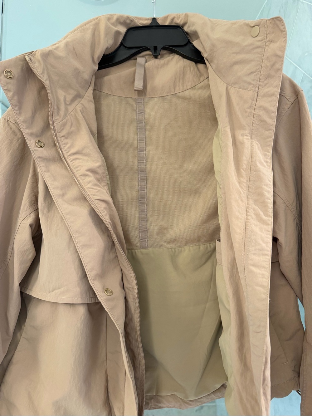Lululemon Always Effortless Jacket- "Evolve". Size Small. Worn once. With hood. - Picture 11 of 12
